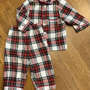 Classic Plaid Kids Pajama Set